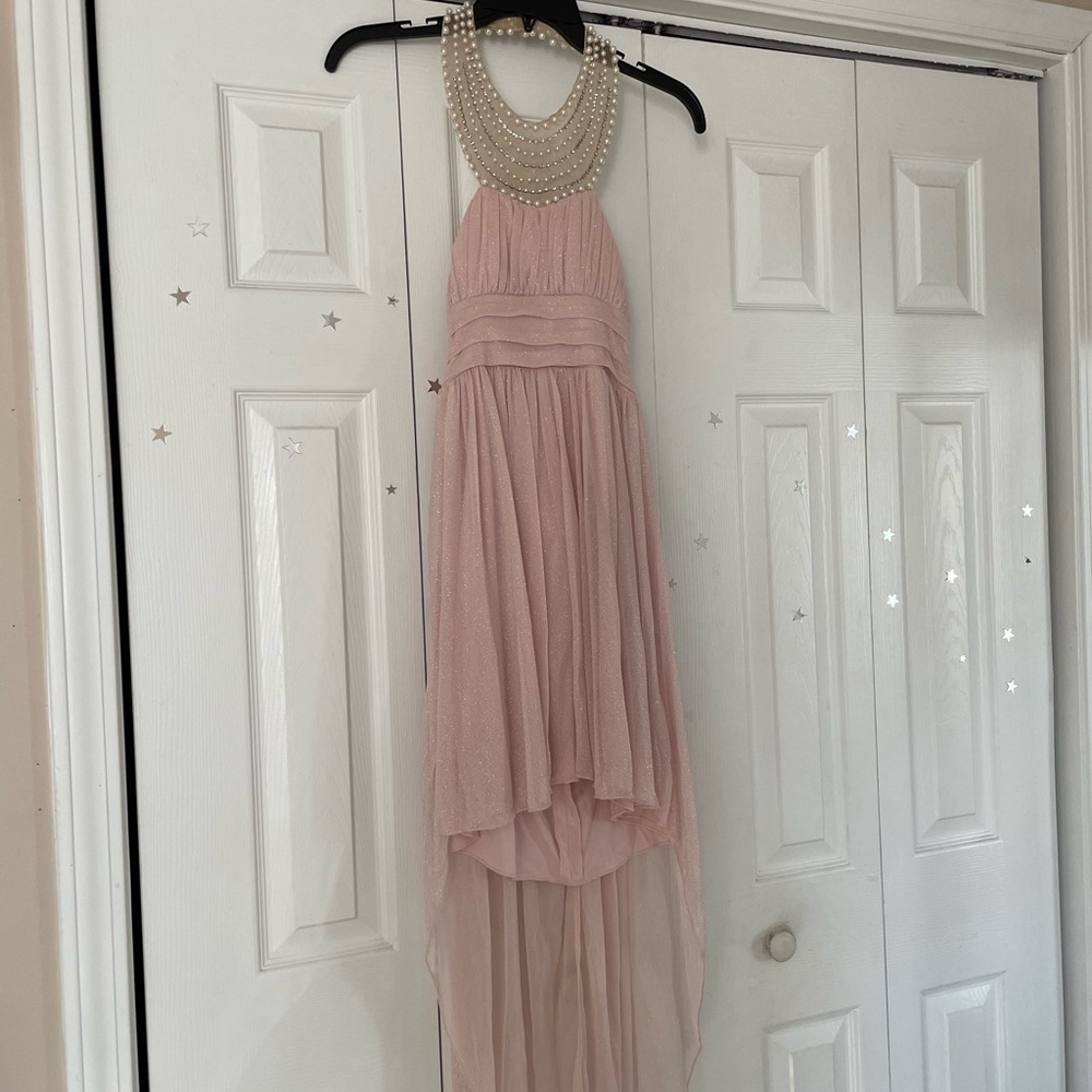 pink high low homecoming dress size 3